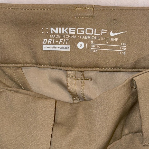 Nike golf DriFit brown performance pants women’s size 6 small - Picture 16 of 17